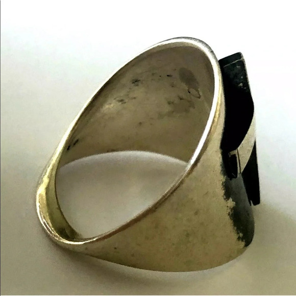 Sterling Silver Sherman Infinity Cross Ring Collectors piece Holy Trinity - Picture 6 of 14